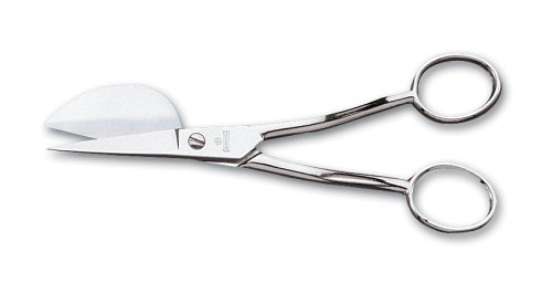 Mundial 585-CS Specialty Forged 6" Applique Scissors, Pelican Bill/Offset Blades