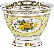 Pollyanna Fine Bone China Golden Wedding Anniversary Rose Bowl