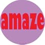 Amaze Ellipse Auto Glass Sticker