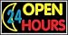 Open 24 Hours Lightbox Sign