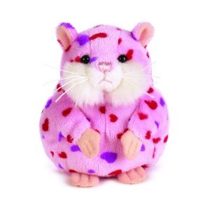 Webkinz Cinnamon Mazin Hamster Red Hearts with 24 Ct Love Shapes Silly Bands