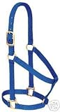 Large Horse Nylon Halter Heavy Duty 2 Ply Red