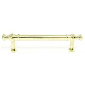 3-3/4" CTC Door Pull - Polished Brass