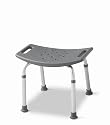 Medline Bath Bench without Back, Gray