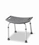 Medline Bath Bench without Back, Gray