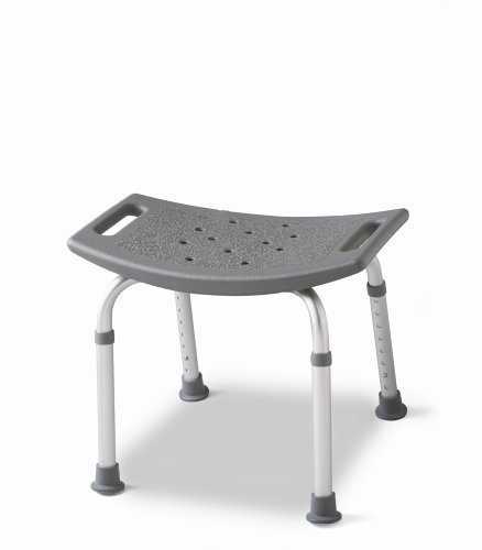 Medline Bath Bench without Back, Gray