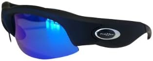 Phazzer Dvr5.0 Hd Sport Wireless Recording Lightweight Eyewear - Black with Blue Mirrored Lenses