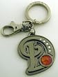Tinker Bell Letter D Pewter Key Chain