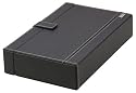 Dulwich 4 Piece Leather Watch Box with Royal Blue Lining