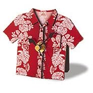 ALOHA SHIRT ISLAND TIME CLOCK- TROPICAL DECOR by Clocks