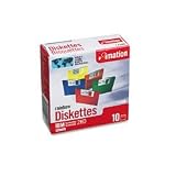 3-1/2 Formatted Color Diskettes,1.44 MB Cap,RD/OE/YW/GN/BE (IMN42439DTOP)