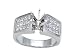 1.10 cts Invisible Set Engagement Rings - Platinum, 18kt White or Yellow Gold