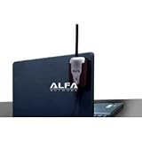 Alfa AWUS036H Upgraded to 1000mW 1W 802.11b/g High Gain USB Wireless Long-Rang WiFi network Adapter with 5dBi Antenna - for Wardriving & Range Extension