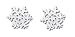 Solid Sterling Silver Snowflake Earrings
