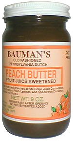 Peach Butter 3 jars: Baumans Family Butters by Peach Butters