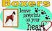 Boxers Leave Paw Prints on your Heart Apron