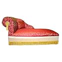 Cleopatra Red Figures Chaise