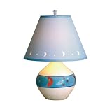 Nova Kids Peekaboo Star Moon Table Lamp, Blue and... by Nova Kids