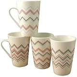 Ciroa Alpes Fine Bone China Mug - Assorted Set of 4