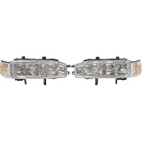 1990-1991 Honda Accord Headlight Headlamp Head Light Lamp Pair Set: Left Driver AND... by Aftermarket