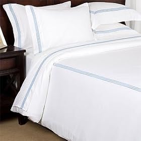 Triple Merrow 100% Cotton Sheet Set, King, Blue by SmartBargains