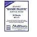 Acrylic Film Refill Paper for the Handy Sta-Wet Palette By Masterson 30 Sheets 8.5 Inches X 7 Inches