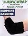 Magnetic Elbow Wrap Support for Sports with Strong Magnet Therapy