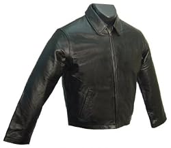 Men's Leather Mechanic's Jacket w/ zip out lining