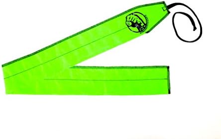 Strength Wraps Wrist Wraps (1 Pair/2 Wraps) Great for Powerlifting, Olympic Weightlifting and CrossFit© athletes. One Size Fits All and Lifetime Guarantee (Neon Green/Black Stitch)