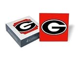 Set of 4 Ceramic Coasters (4x4) G Coaster Set Georgia Bulldogs Beverage Drinkware