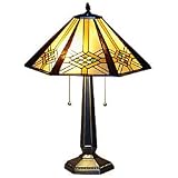 31AKeBN890L. SL160  Hex Mission Tiffany Style Table Lamp Reviews