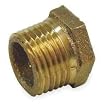 Industrial Grade 1VFY3 Hex Bushing, Red Brass, 3/4 x 1/2 In