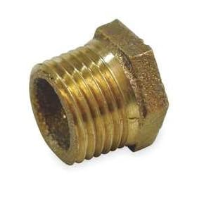 Industrial Grade 1VFX4 Hex Bushing, Red Brass, 1/2 x 3/8 In