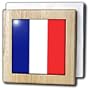 France Flag - 6 Inch Tile Napkin Holder