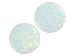 10MM ROUND SYNTHETIC SOLID OPAL SET OF 2