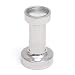 Espresso Coffee Hand Tamp - Stainless Steel 49mm Tamper Clear Crown