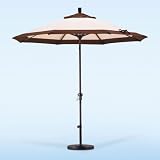 Aluminum Market Umbrella - Sunbrella AA - Push Tilt by California Umbrella