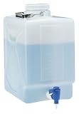 Thermo Scientific Nalgene rectangular polypropylene carboy with spigot, 9 L