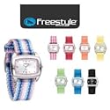 NEW Freestyle Watch SCHOOL SHARK Ladies, Womens, Girls, Fun Sports Surf Surfing Watch: Black, Azul Stripes, Pink, Key Lime, BANANA, Azul Blue