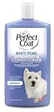 8 in 1 Perfect Coat White Pearl Shampoo for Dogs, 32 Ounce Bottle, Coconut Scent