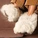 Alpaca Fur Slippers - White - Small (White) (4