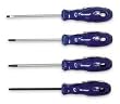 Westward 1CLP8 Pocket Screwdriver Set, 4 PC