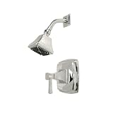 Modern Union Square Single Handle Shower Faucet Chrome