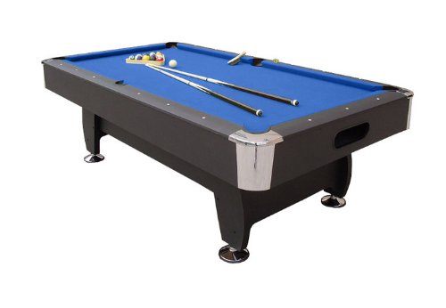 8 ft Billard Tisch, 8 Fuß Pool Billardtisch blau mit Zubehör
