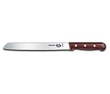 R H. Forschner by Victorinox 8-Inch Wavy Edge Bread Knife, Rosewood Handle