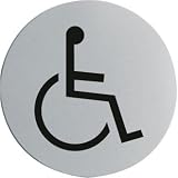 Stainless Steel Door Sign - Disabled