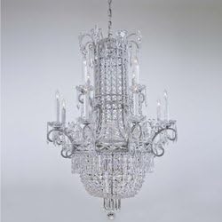 Metropolitan N9062 Vintage Collection 12-Lt Chandelier in Silver