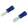 Flachstecker blau, 20 Stück