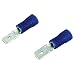 Flachstecker blau, 20 Stück