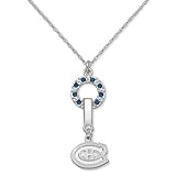 Montreal Canadiens Necklace - MVP With Logo & Crystals